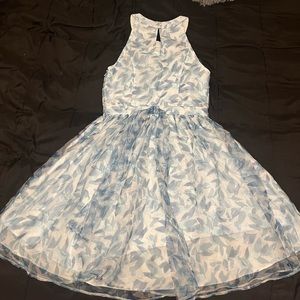 Blue Disney Cinderella themed Lauren Conrad homecoming dress